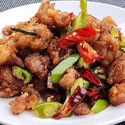 ไก่ผัดพริกแห้ง