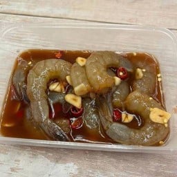กุ้งดอง ยำแซ่บ โรงเกลือ อรัญประเทศ
