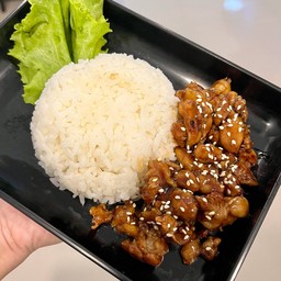 ข้าวไก่ย่างเกาหลี