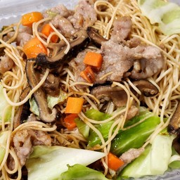 ผัดหมี่ฮ่องกงหมูหมัก