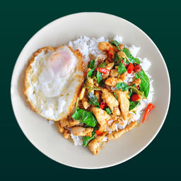 ข้าว+กะเพราไก่+ไข่ดาว