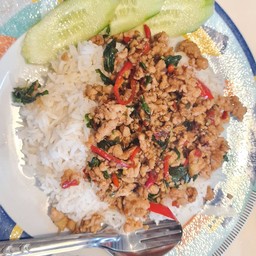 ข้าวกระเพราหมู