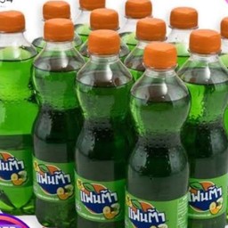 แฟนต้า น้ำเขียว + น้ำแข็ง