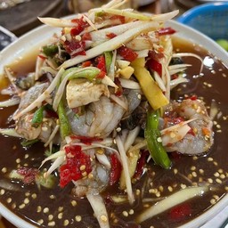 ตำกุ้งสด