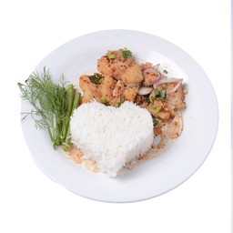 ข้าวลาบปลาดอลลี่ทอด