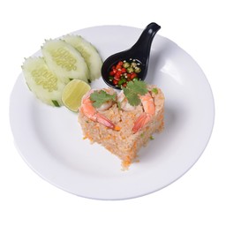 ข้าวผัดกุ้ง-ปลาหมึก