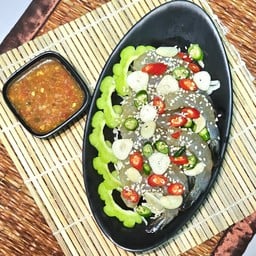 กุ้งดองน้ำปลากวน+น้ำจิ้มรสแซ่บ