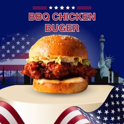 NEW !!!  BBQ CHICKEN BURGER