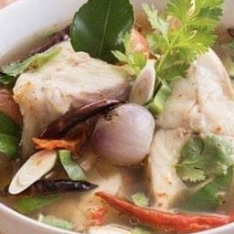 ต้มยำปลาทับทิม (ถ้วย)