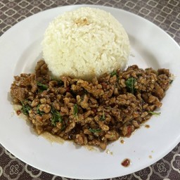 ข้าวกระเพราหมูสับ
