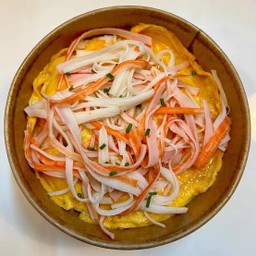 ข้าวไข่ข้นหน้าปูอัด