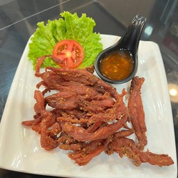 ไก่แดดเดียวน้ำจิ้มแจ่ว