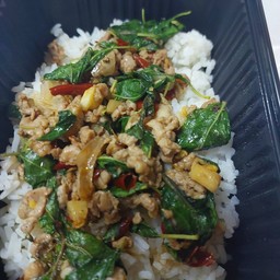 ข้าวกระเพราหมูสับ