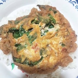 ไข่เจียวไก่สับโหรพา