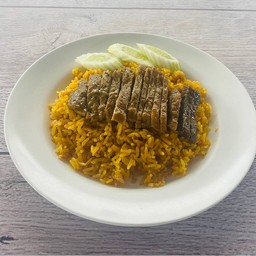 ข้าวหมกเนื้อทอดด
