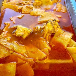 แกงเหลืองหน่อไม้ดอง ปลาทับทิม