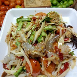 ตำกุ้งสด