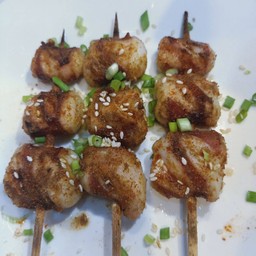 หนวดปลาหมึกย่าง 1 ไม้ 烤鱿鱼须