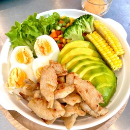 สลัดเบอร์ 6 อกไก่