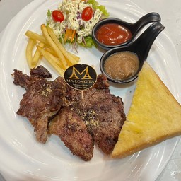 สเต็กเนื้อพริกไทยดำ