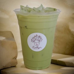 มัทฉะ ลาเต้(นม) เย็น