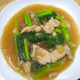 หมี่เหลืองราดหน้า สูตรหาดใหญ่