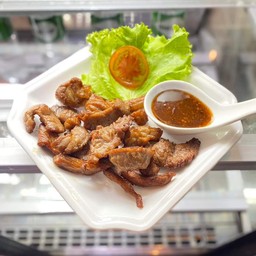 เนื้อแดดเดียวน้ำจิ้มแจ่ว