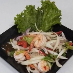 ยำวุ้นเส้นกุ้ง