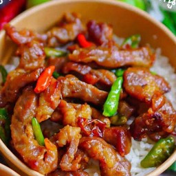 หมูทอดพริกสด