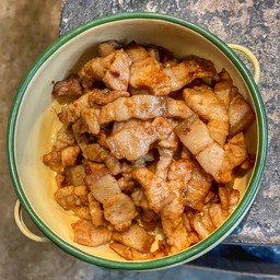 โครตคั่วเกลือ ราดข้าว