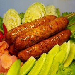 ไส้กรอกอีสานย่าง เล็ก 1 ชุด (3 ไม้)