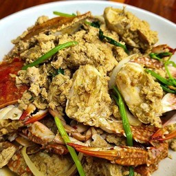 ปูนิ่ม/ปูม้าผัดผงกะหรี่