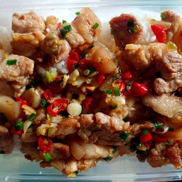 หมูคั่วพริกเกลือ