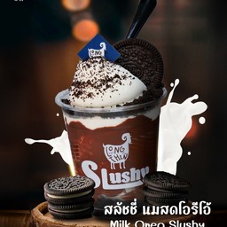 สลัชชี่นมสดโอริโอ้ Slushy