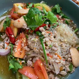 ยำวุ้นเส้นหมูสับ