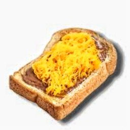 ปังปิ้งเนยนูเทลล่า+ฝอยทอง