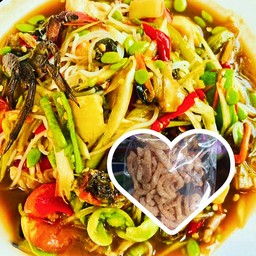 ตำป่าปูปลาร้า แคปหมู