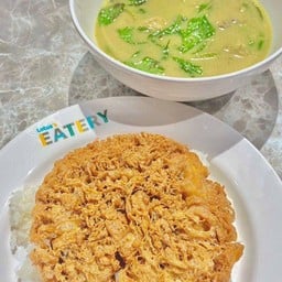 [ข้าวไข่เจียวนัว] ข้าวไข่ฟู+แกงเขียวหวานไก่