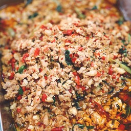 ผัดกะเพราไก่สับ