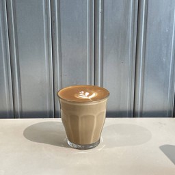 Hot vanilla latte
