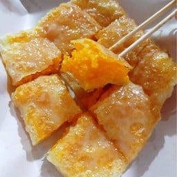 โรตีไข่+ฝอยทอง