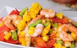ตำข้าวโพดกุ้งลวก