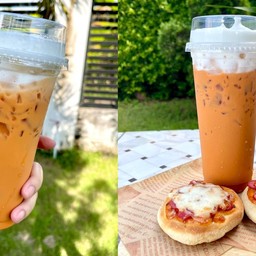 ชาจริงใจ & ปังพิซซ่า - cha Jing Jai & PangPizza