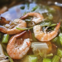 แกงเลียงกุ้งสด