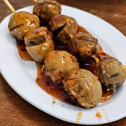 ลูกชิ้นเนื้อปิ้ง1ไม้