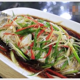 ปลากระพงนึ่งซีอิ๊ว