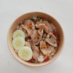 หมูหมักคั่วพริกเกลือ