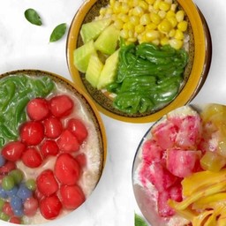 น้ำขนม 1 + ท็อปปิ้ง 3 อย่าง