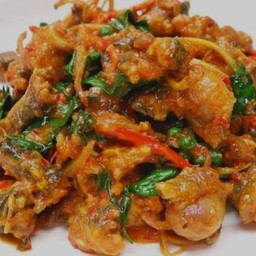 ผัดเผ็ดกบ