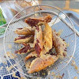 ฟองเต้าหู้ห่อมันม่วง 5 ชิ้น